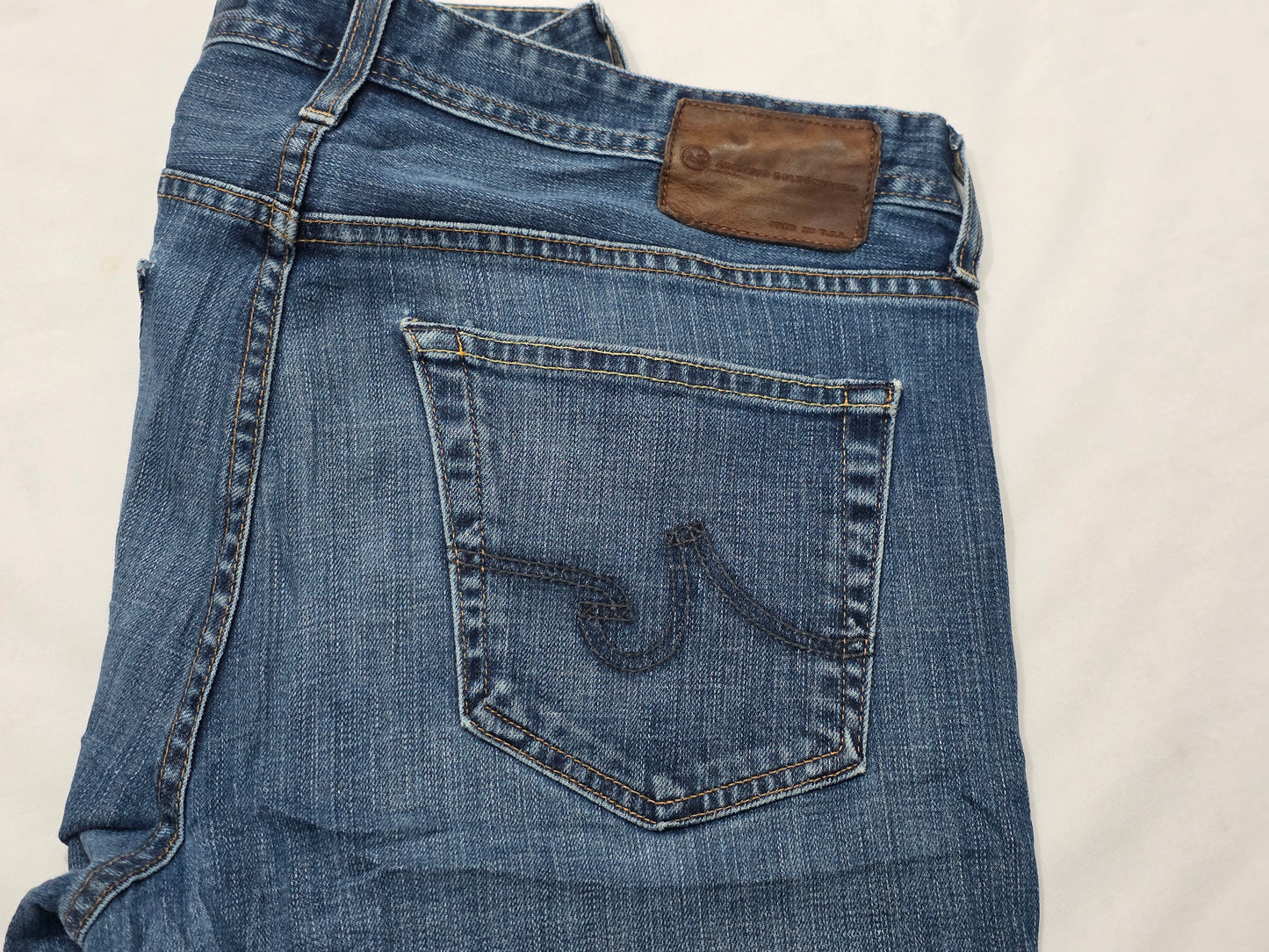 Pantalon Recto Adriano Goldschmied 34x34 Azul