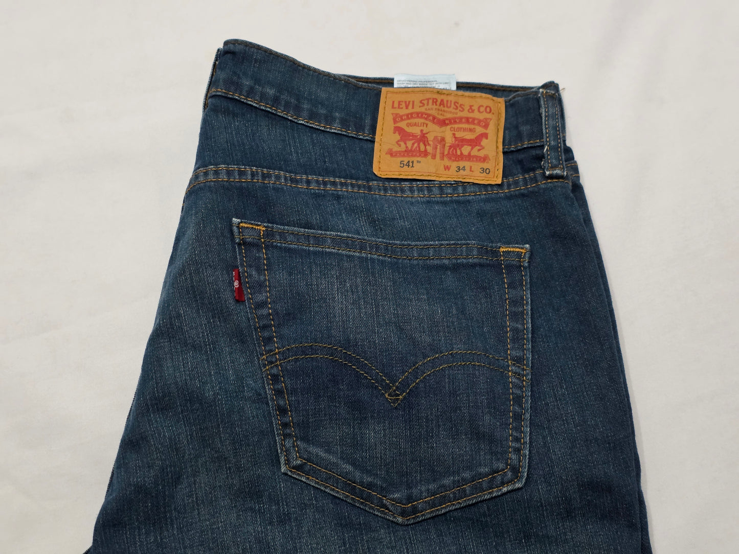 Pantalon Recto Levis 541 34x30 Azul
