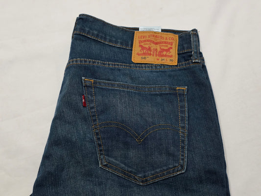 Pantalon Recto Levis 541 34x30 Azul