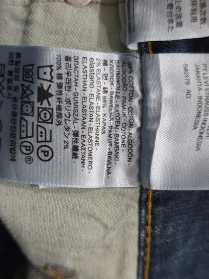 Pantalon Recto Levis 541 34x30 Azul