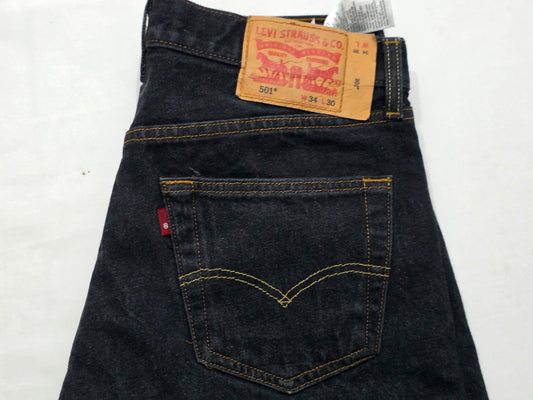 Pantalon Recto Levis 501 34x30 Azul Oscuro
