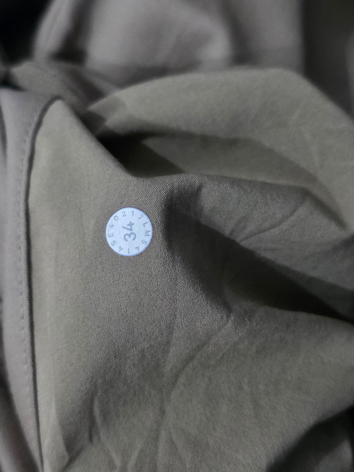 Pantalon Deportivo Slimfit Lululemon Talla 34 Cafe