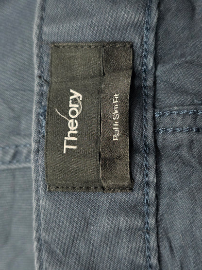 Pantalon Theory Rafti Slimfit Talla 36 Azul