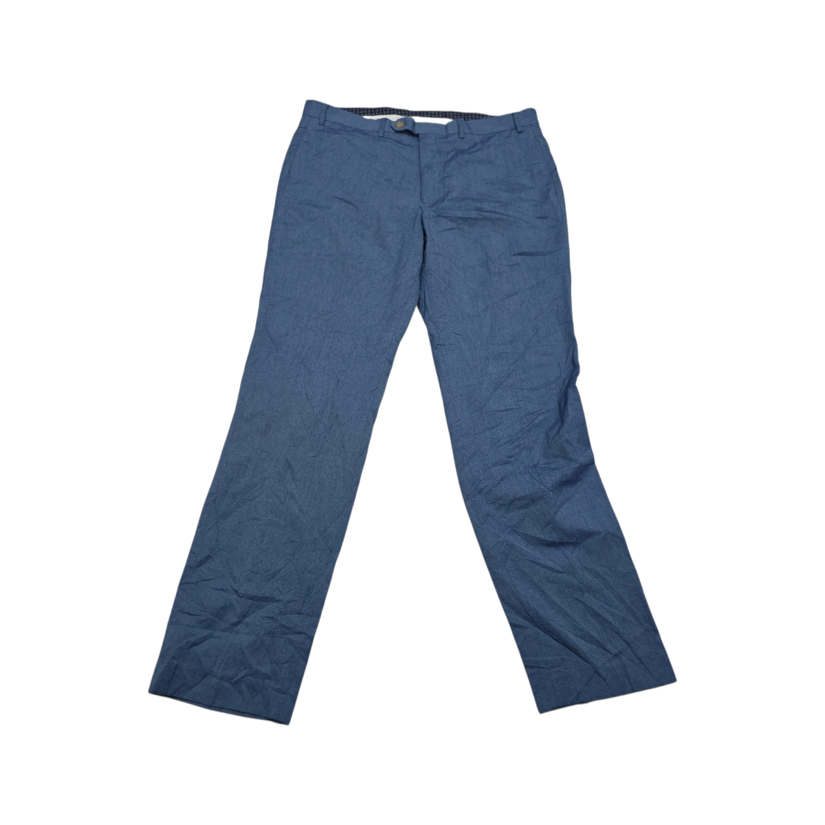 Pantalon Vestir Ralph Lauren 36x32 Azul Claro