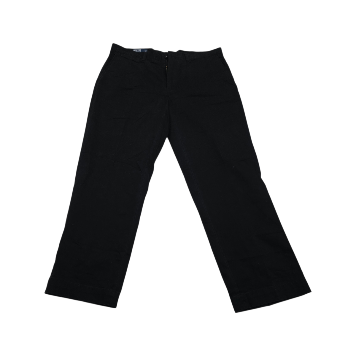 Pantalon Recto Ralph Lauren 38x30 Negro Pony Verde