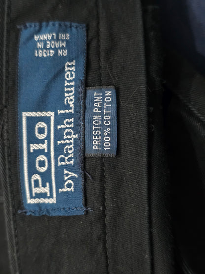 Pantalon Recto Ralph Lauren 38x30 Negro Pony Verde