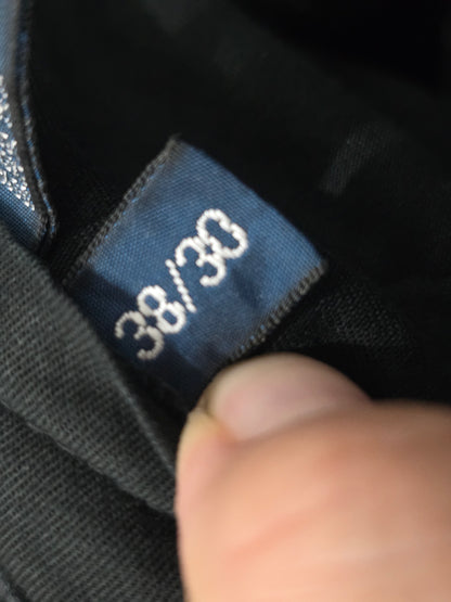 Pantalon Recto Ralph Lauren 38x30 Negro Pony Verde