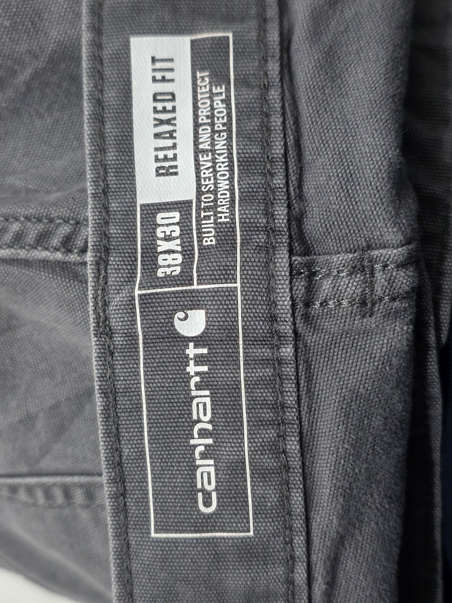 Pantalon Relaxed Fit Carhartt 38x30 Gris