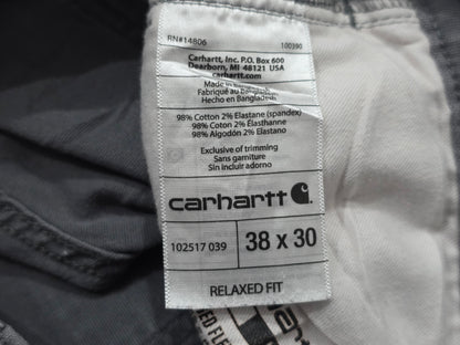 Pantalon Relaxed Fit Carhartt 38x30 Gris