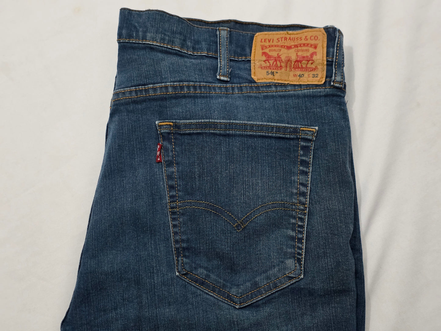Pantalon Recto Levis 541 40x30 Azul