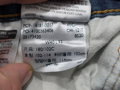 Pantalon Recto Levis 541 40x30 Azul