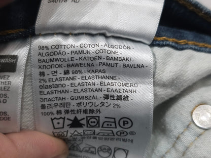 Pantalon Recto Levis 541 40x30 Azul