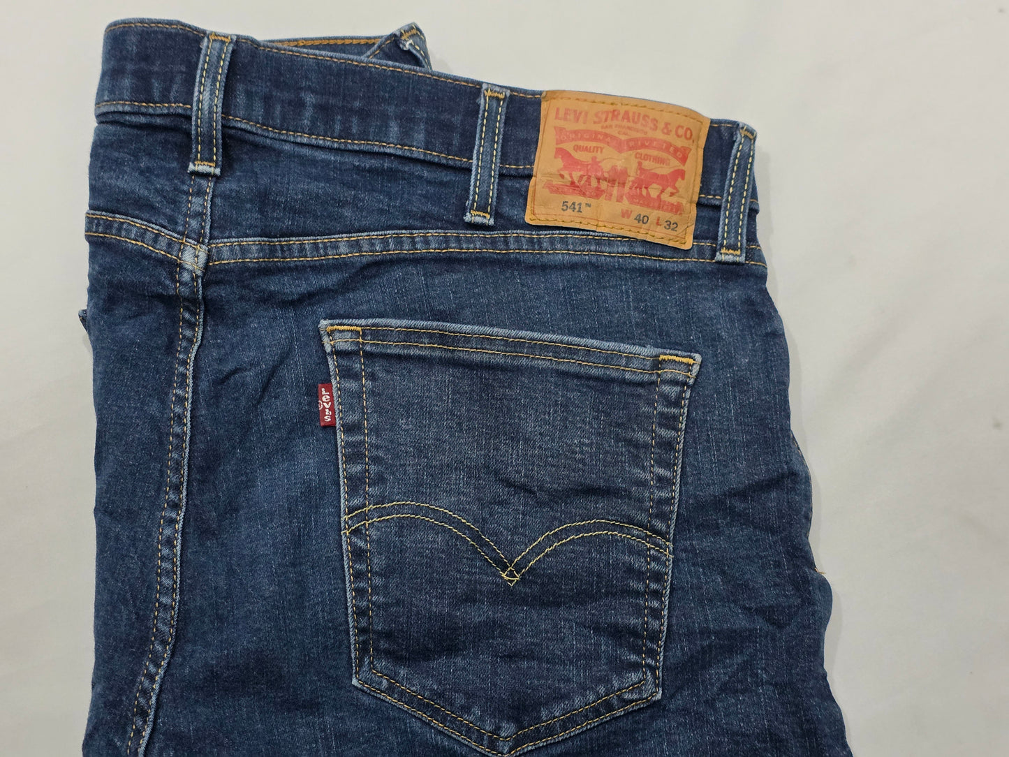 Pantalon Recto Levis 541 40x32 Azul