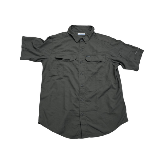 Camisa Manga Corta Columbia Chico S Verde Omnishade