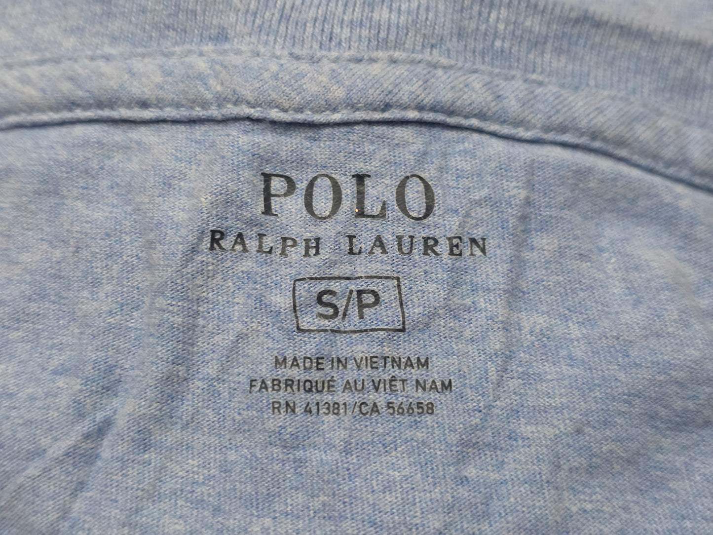 Playera Ralph Lauren Chico S Azul Claro
