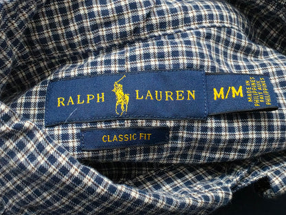 Camisa Ralph Lauren Mediana M Cuadro Azul Classic Fit