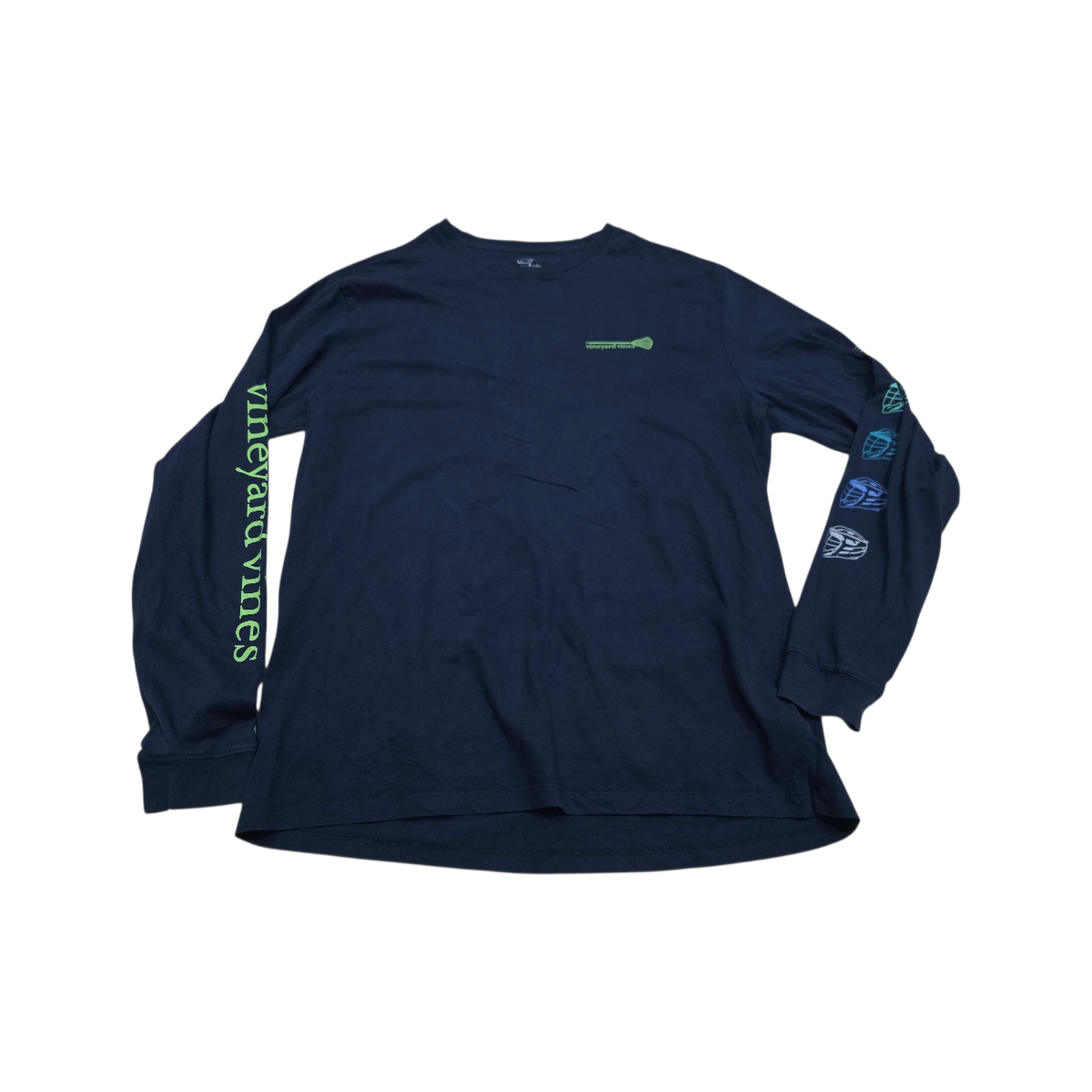 Playera Manga Larga Vineyard Vines Mediana M Azul