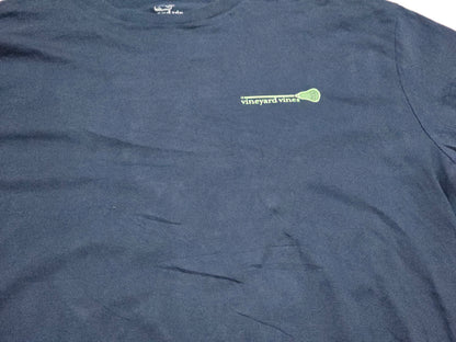 Playera Manga Larga Vineyard Vines Mediana M Azul