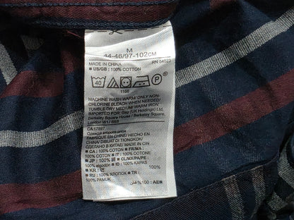 Camisa Banana Republic Mediana M Cuadro Azul Franela Luxe