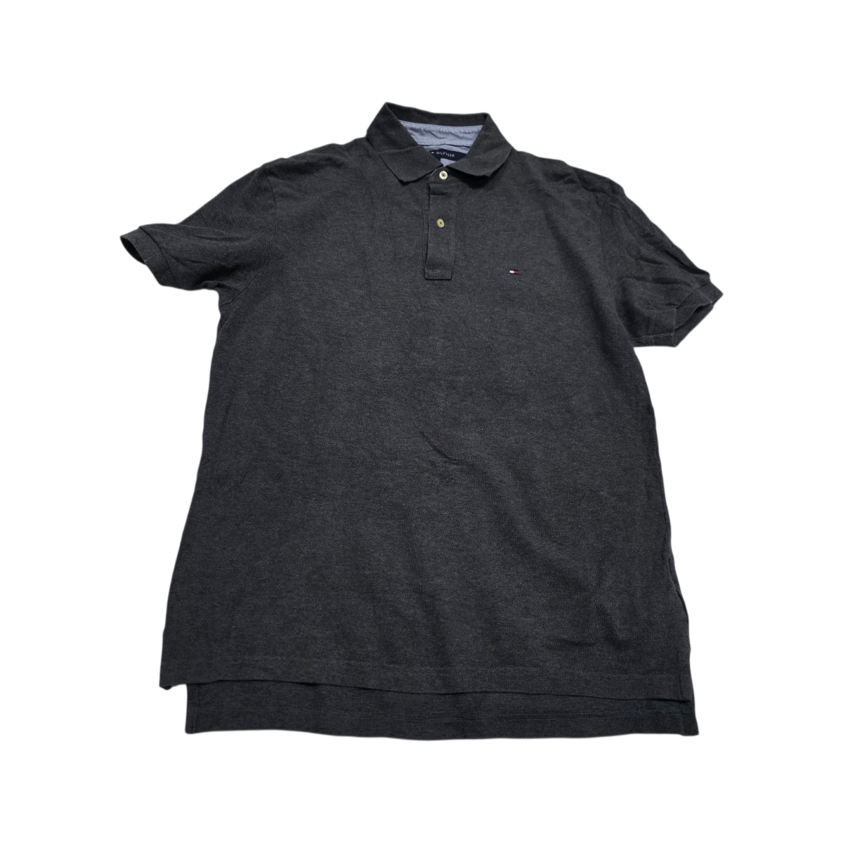 Playera Polo Classic Fit Tommy Hilfiger Mediana M Gris