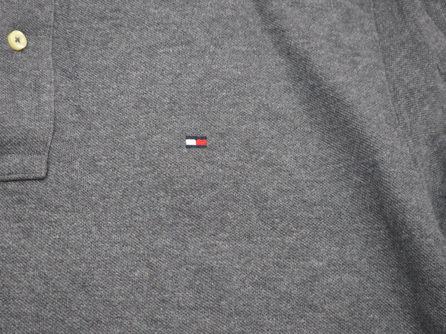 Playera Polo Classic Fit Tommy Hilfiger Mediana M Gris
