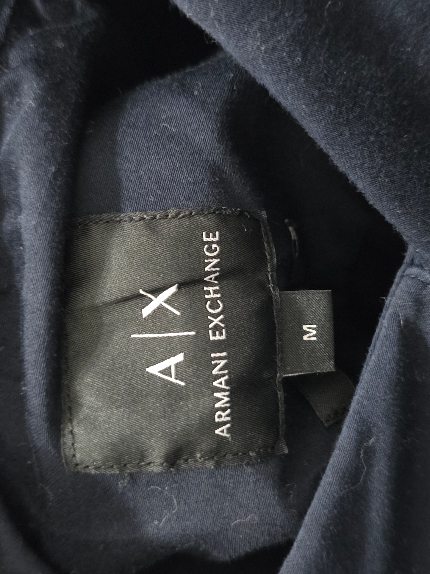 Camisa Armani Exchange Mediana M Azul