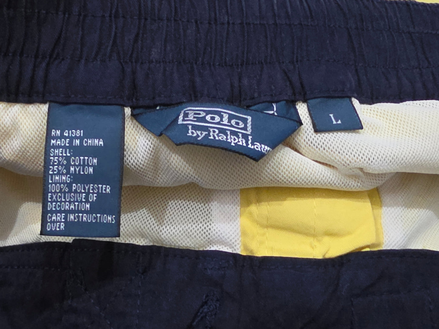 Bermuda Ralph Lauren Grande L Amarilla Pony Grande