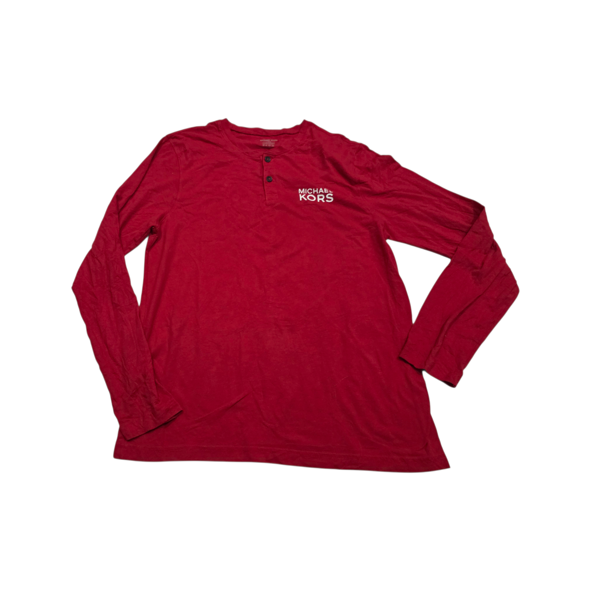 Playera Manga Larga Michael Kors Grande L Rojo