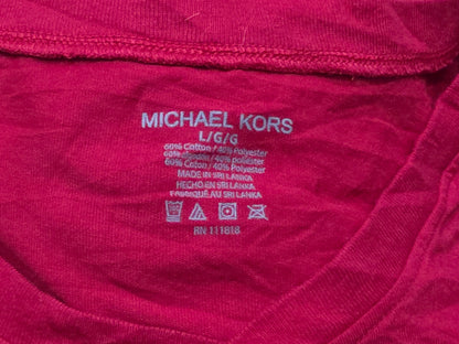 Playera Manga Larga Michael Kors Grande L Rojo