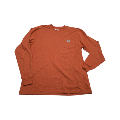 Playera Manga Larga Carhartt Grande L Naranja