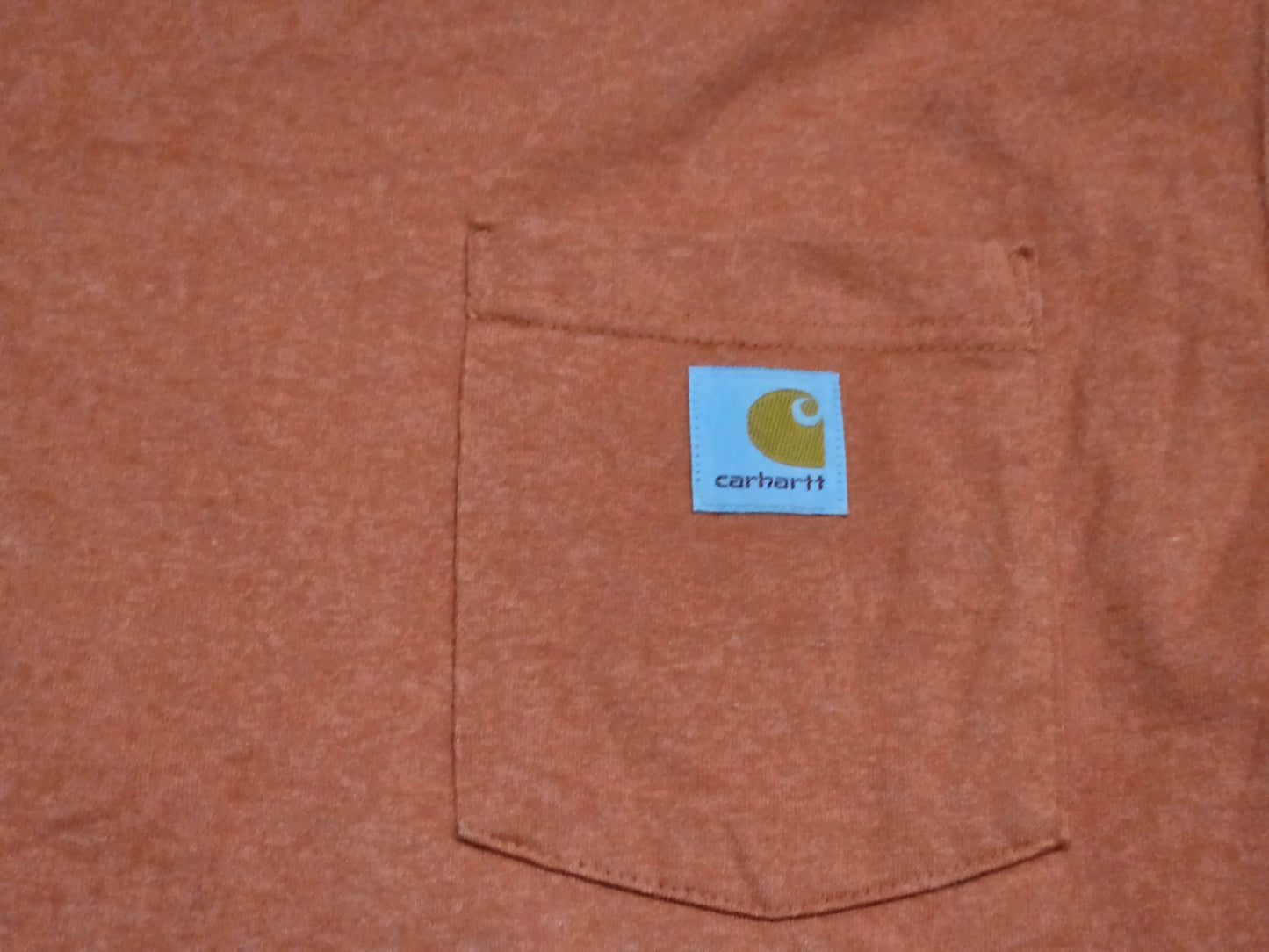 Playera Manga Larga Carhartt Grande L Naranja