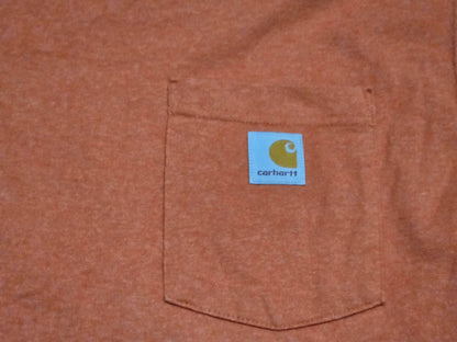 Playera Manga Larga Carhartt Grande L Naranja