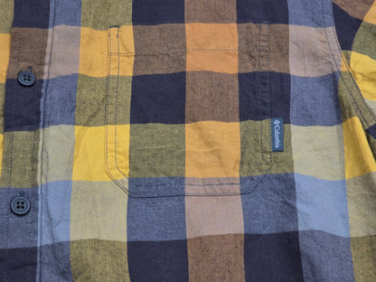 Camisa Columbia Xgrande Xl Cuadro Amarillo