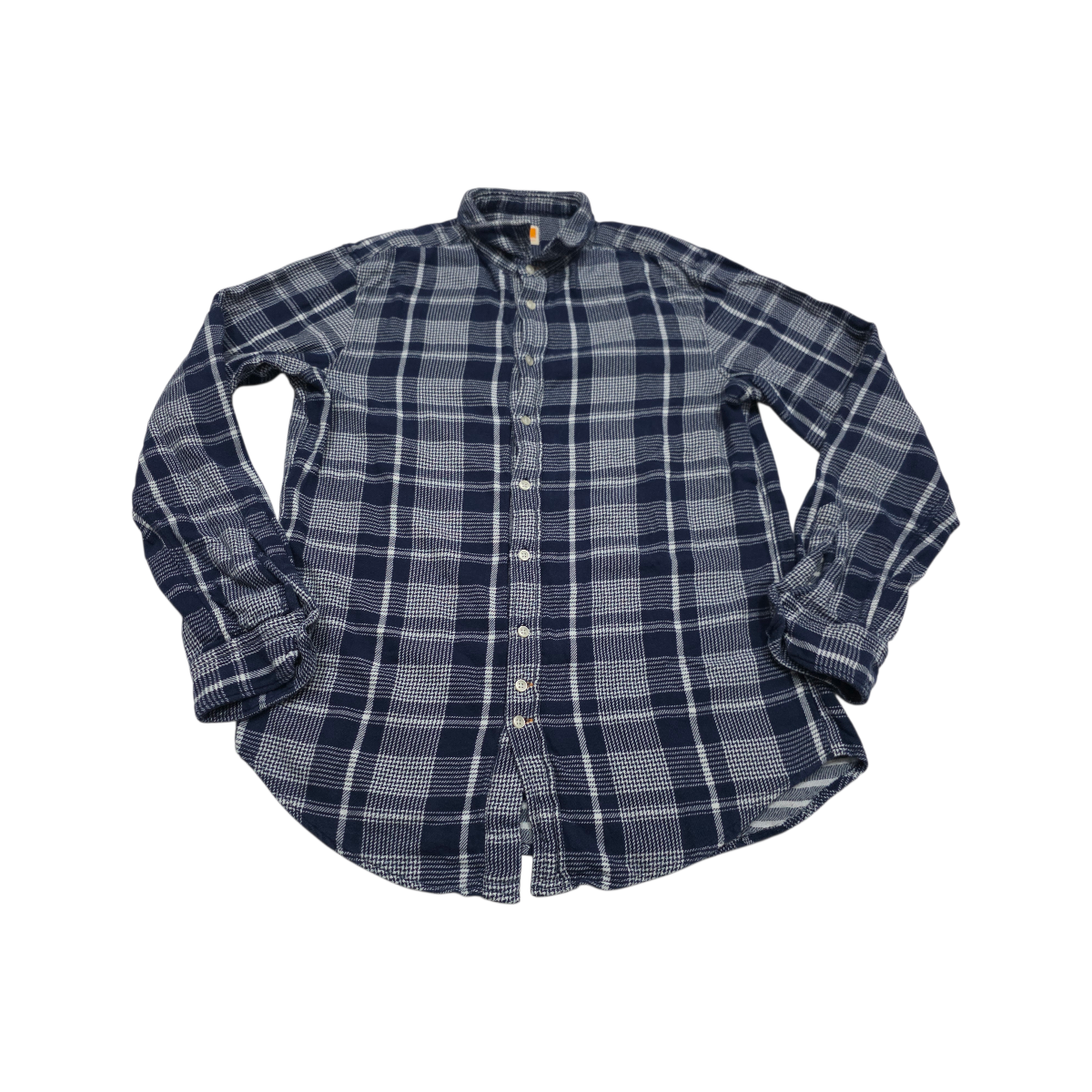 Camisa Franela Boss Xgrande Xl Cuadro Azul