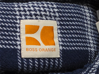 Camisa Franela Boss Xgrande Xl Cuadro Azul