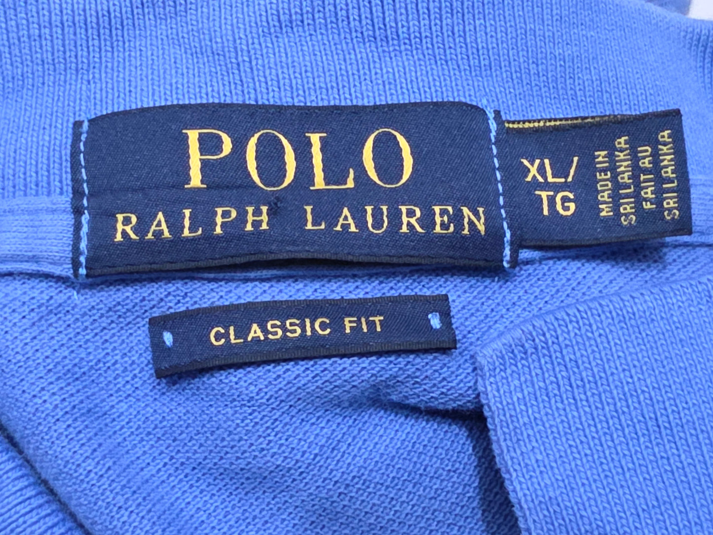 Playera Polo Ralph Lauren Xgrande Xl Azul Pony Amarillo