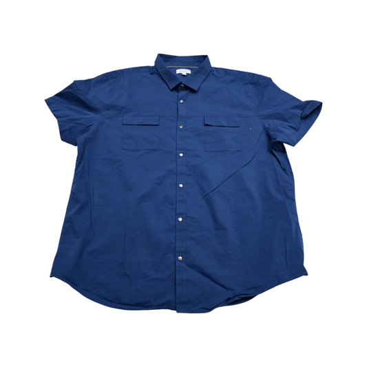 Camisa Manga Corta Calvin Klein Xxl Azul