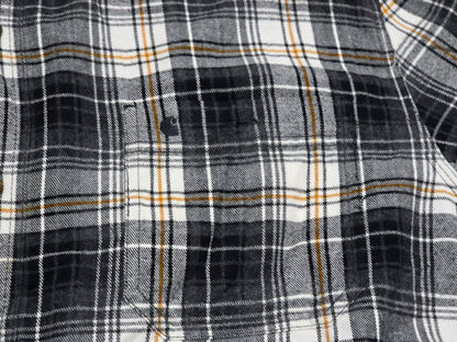 Camisa Relaxed Fit Carhartt 2xl Cuadro Gris Y Negro