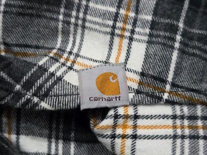 Camisa Relaxed Fit Carhartt 2xl Cuadro Gris Y Negro
