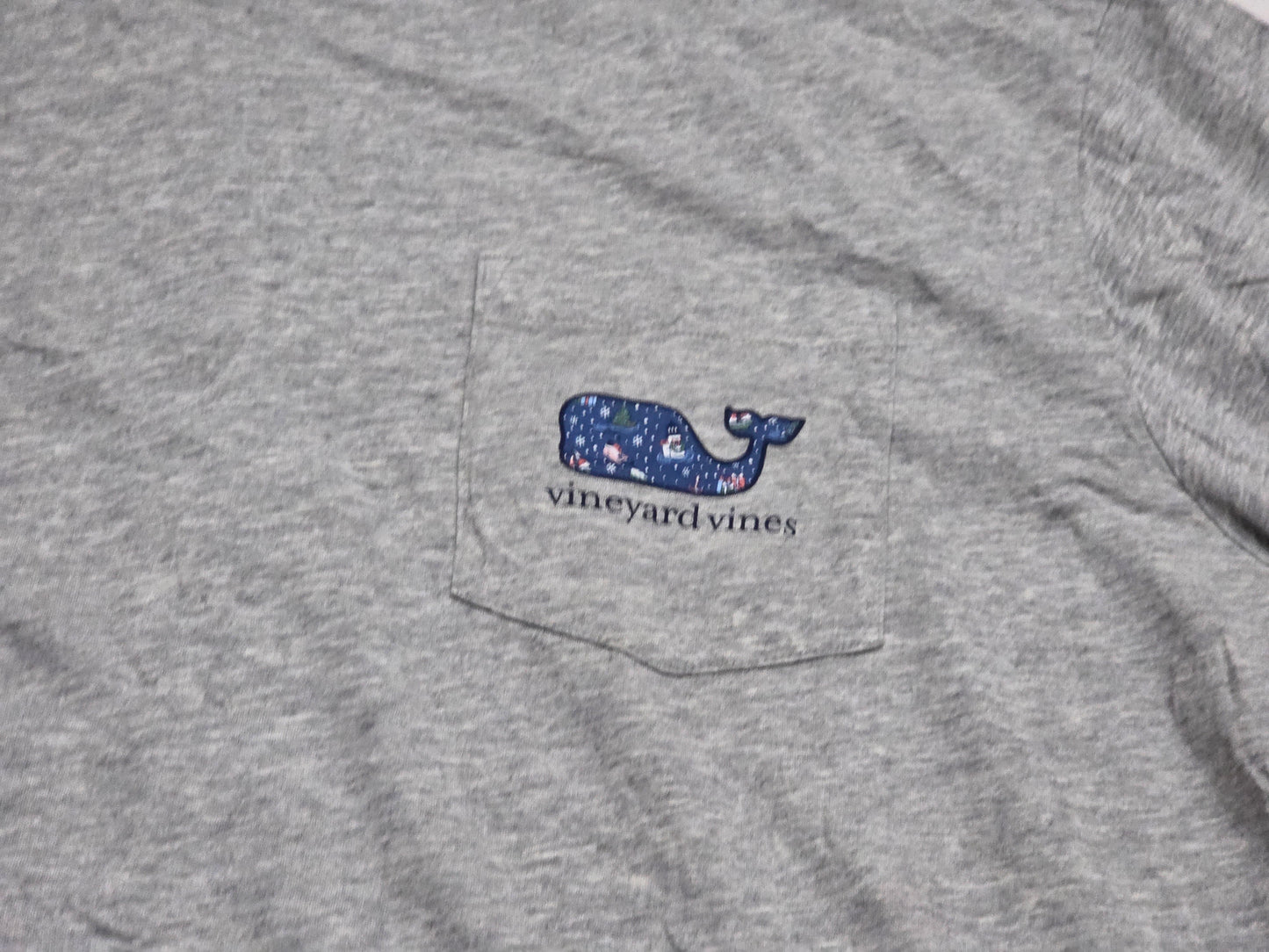 Playera Manga Larga Vineyard Vines Xxl Gris