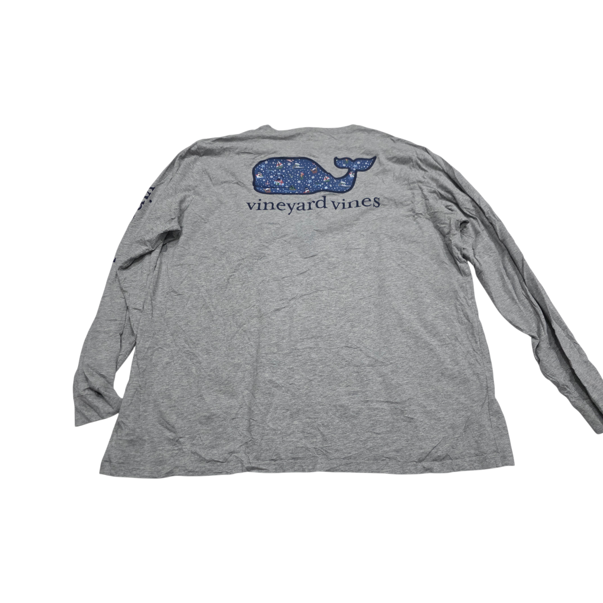 Playera Manga Larga Vineyard Vines Xxl Gris