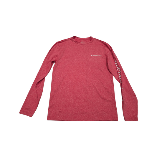Playera Manga Larga Vineyard Vines Performance Xchico Rosa