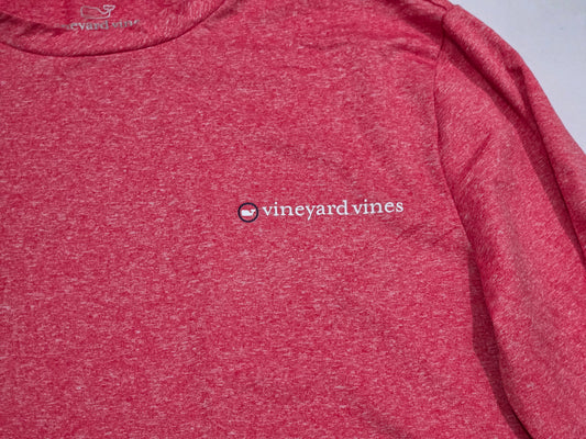 Playera Manga Larga Vineyard Vines Performance Xchico Rosa
