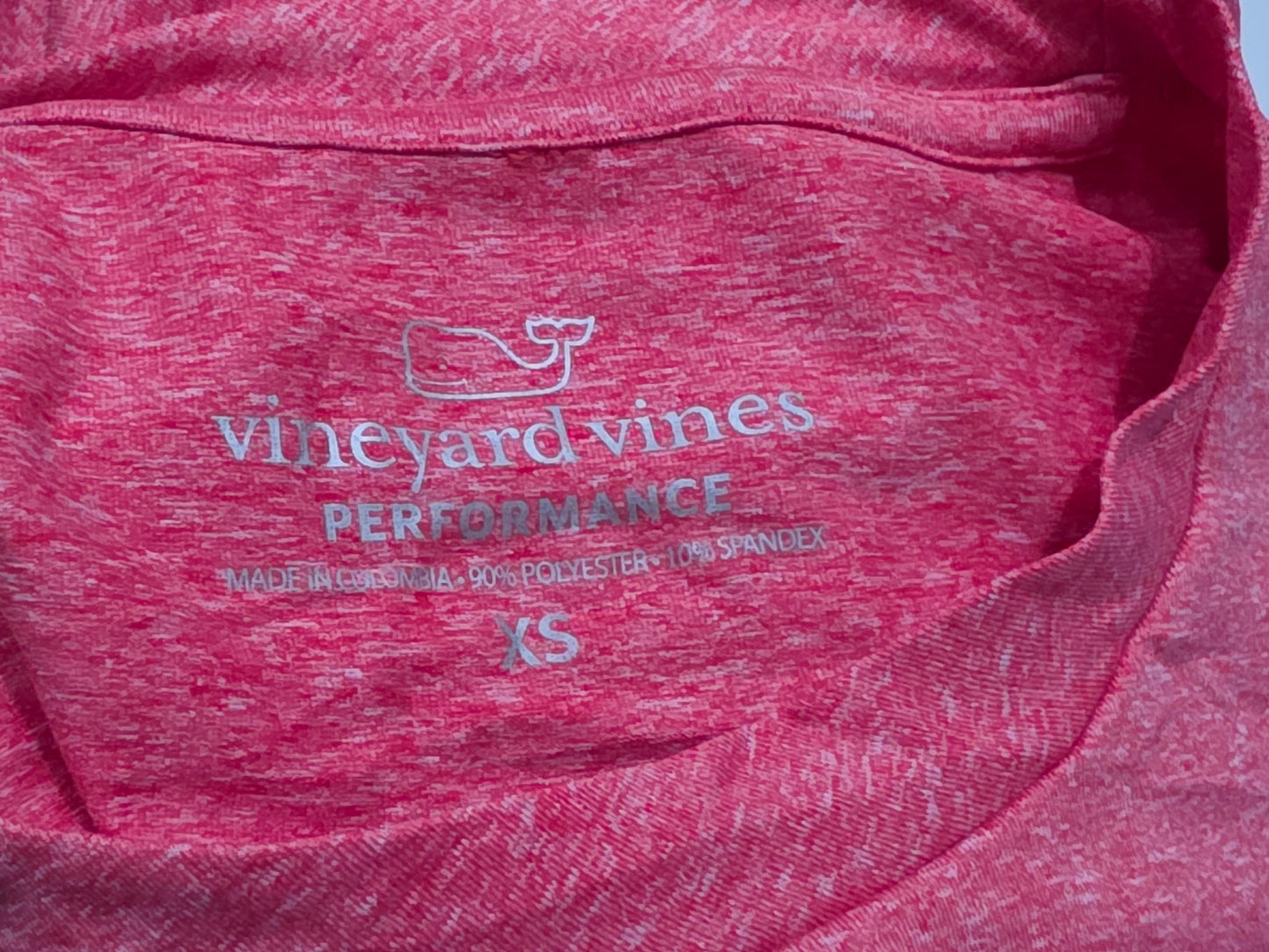 Playera Manga Larga Vineyard Vines Performance Xchico Rosa