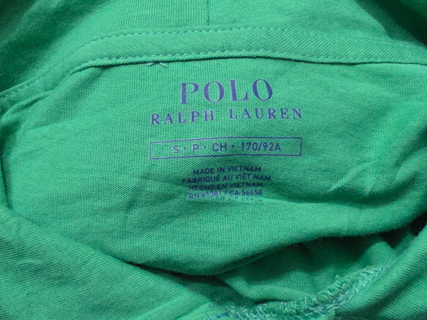 Playera Con Gorro Ralph Lauren Chico S Verde