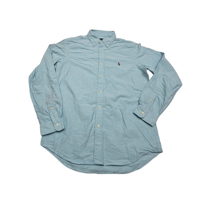 Camisa Ralph Lauren Mediana M Classic Fit Azul Claro