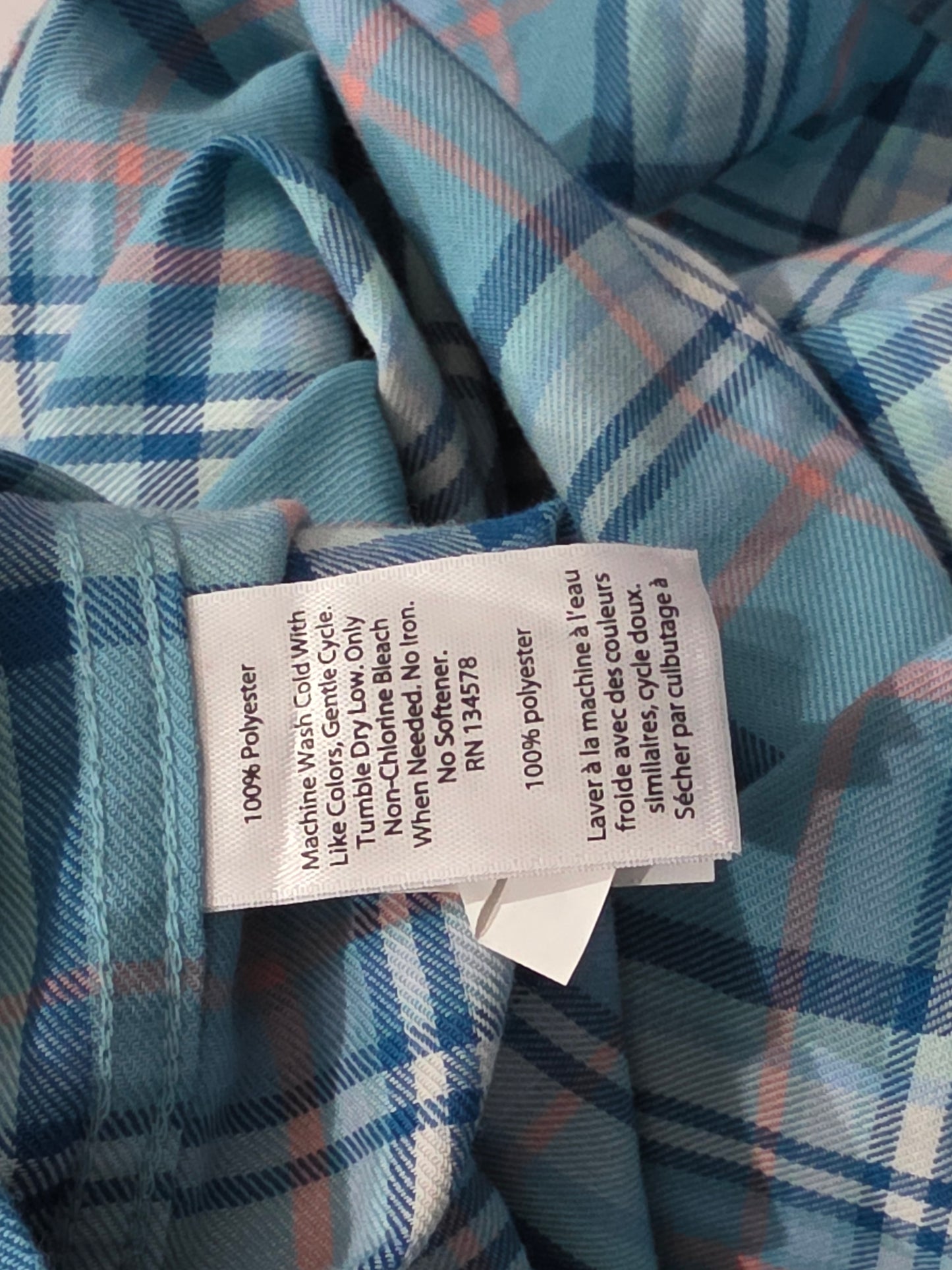 Camisa Vineyard Vines Grande L Slimfit Cuadro Azul Agua