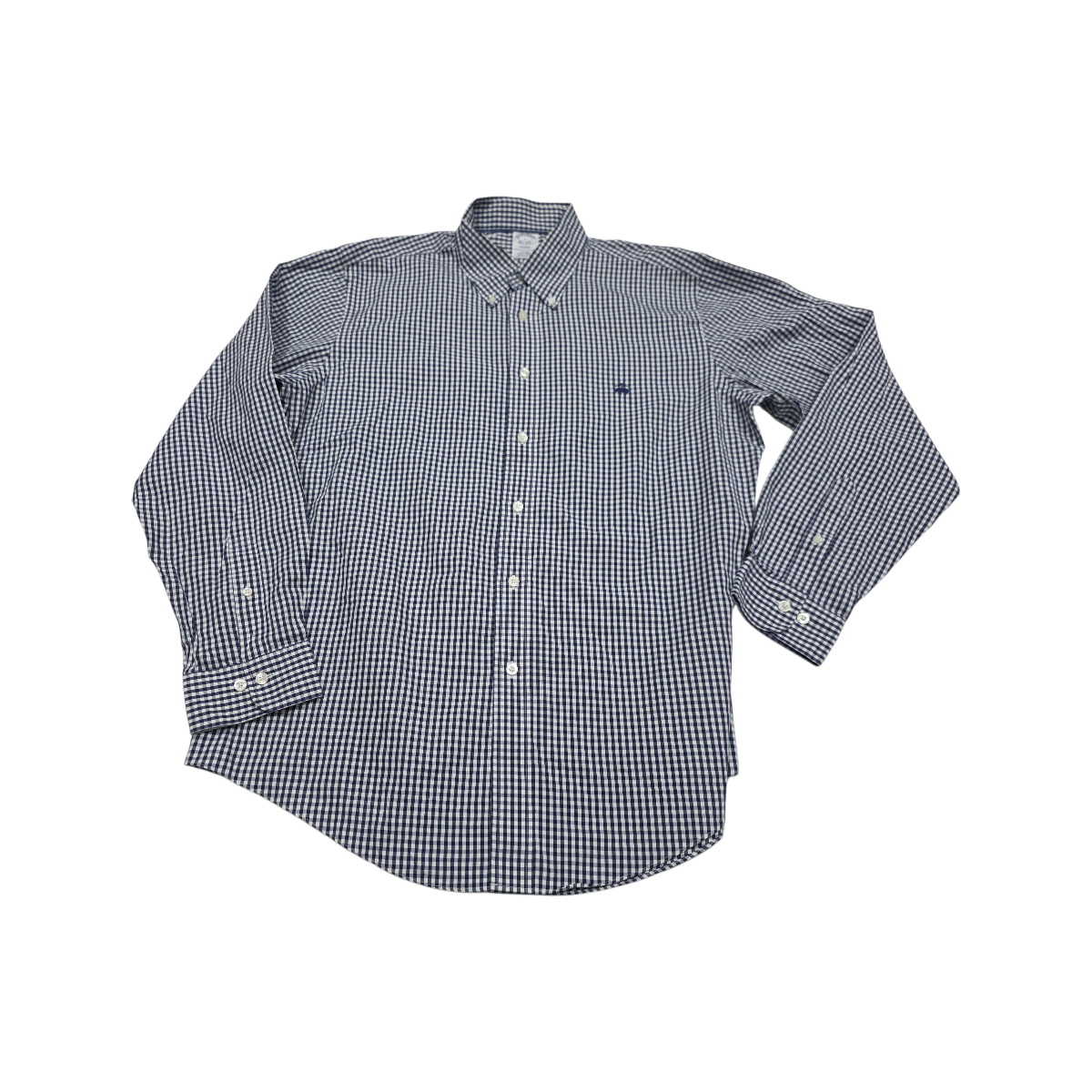 Camisa Brooks Brothers Grande L Regent Cuadro Azul