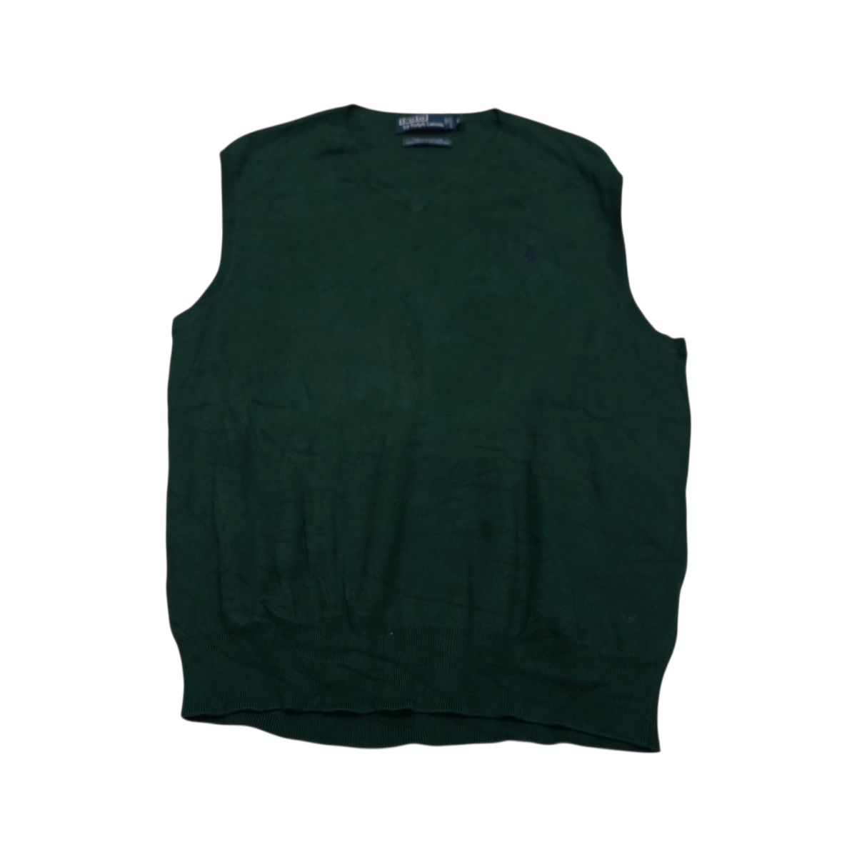 Chaleco Ralph Lauren Grande L Verde Pony Azul