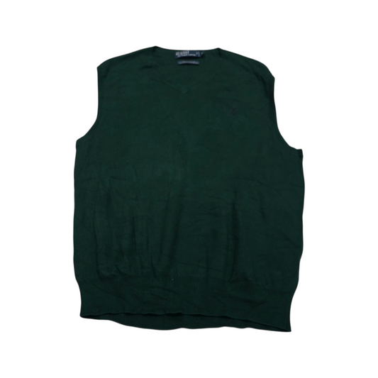 Chaleco Ralph Lauren Grande L Verde Pony Azul